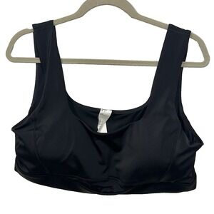 Fabletics Women's Gabriella Black Scoop Neck Swimsuit‎ Bra Sz 3X
